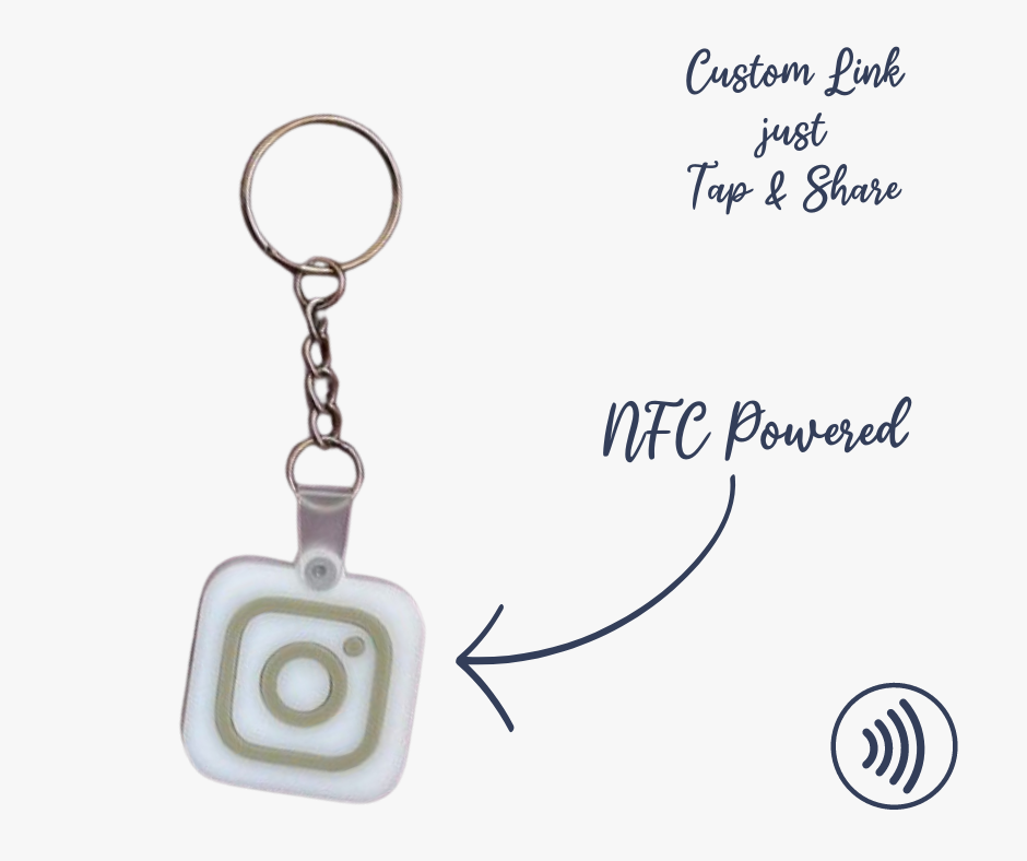 Instagram NFC Keychain